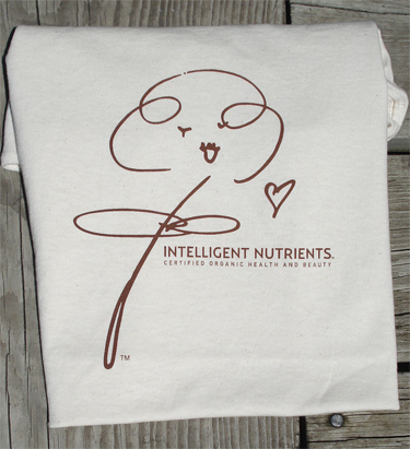 Intelligent Nutrients t-shirts, organic cotton, printed eco friendly